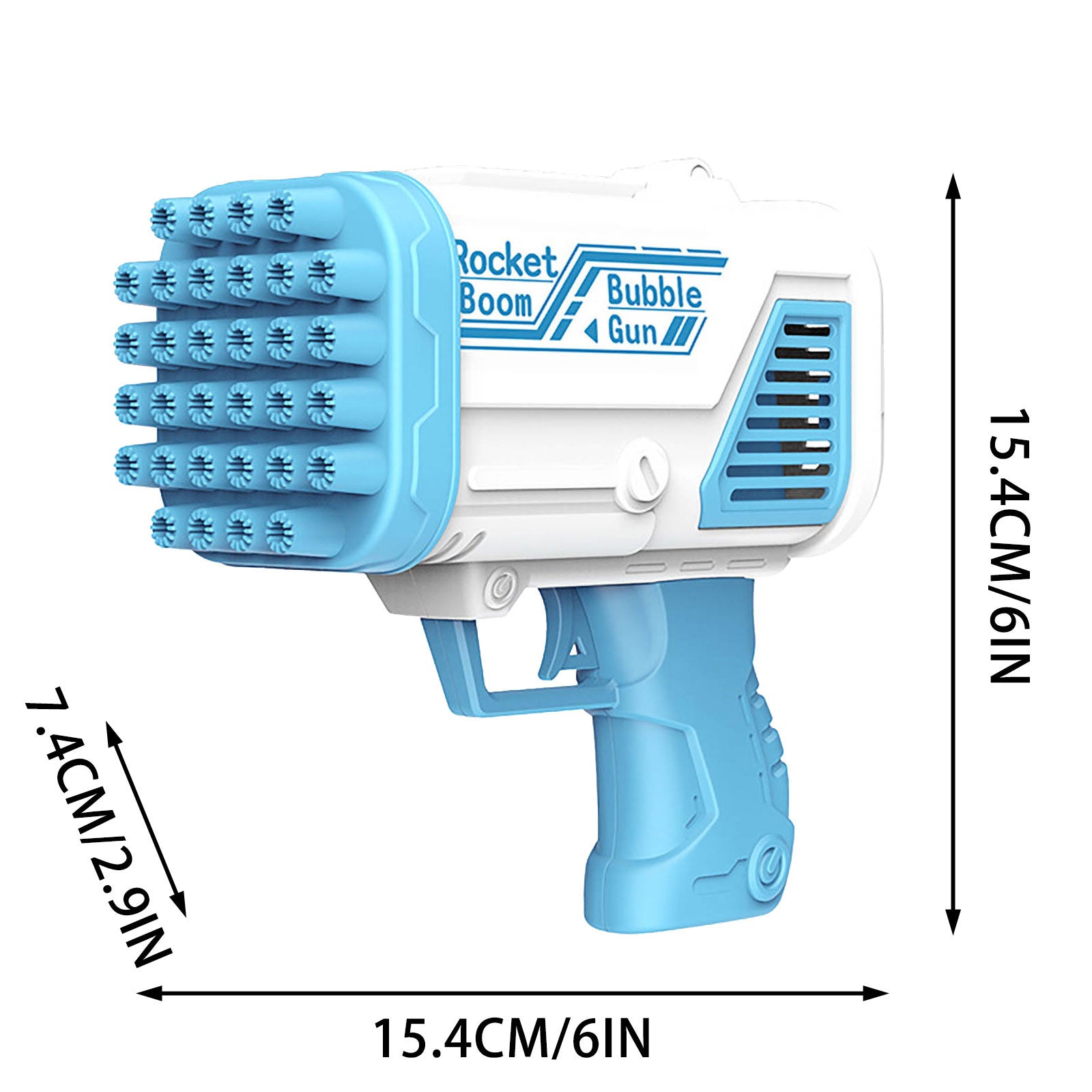 Bubble Gun Colorful Bubble Machine Automatic Soap Rocket Bubble Machine