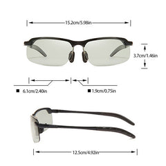 Wrap Around Driving Sunglasses Anti Glare UV400 Sun Shades with Glasses Case