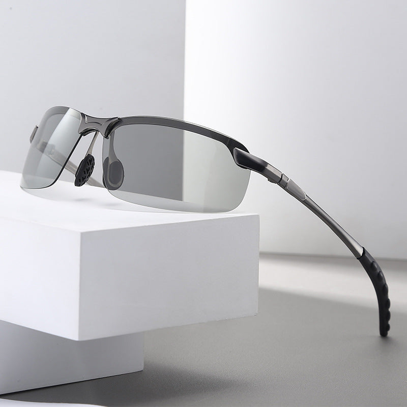 Wrap Around Driving Sunglasses Anti Glare UV400 Sun Shades with Glasses Case