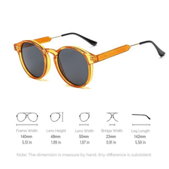 Vintage Round Sunglasses Retro Style UV400 Protection