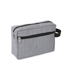 Handheld Square Cosmetic Bag Dacron Waterproof Makeup Pouch Lightweight Portable