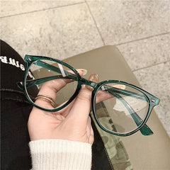 Light Blocking Glasses Classic Square Clear Lens Anti Eyestrain