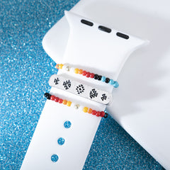 3pcs Silicone Watch With Bohemian Style Ring