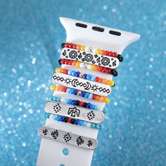 3pcs Silicone Watch With Bohemian Style Ring