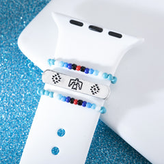 3pcs Silicone Watch With Bohemian Style Ring