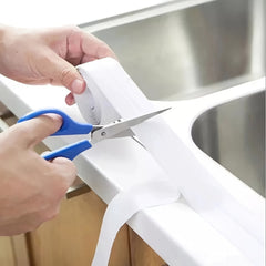 3pcs Caulk Tape Sealant Strip Self Adhesive Waterproof Sealing Tape