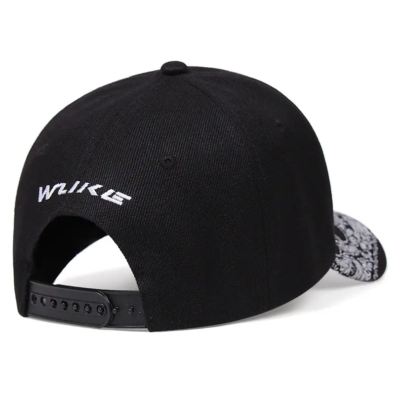 Paisley Print Cotton Baseball Cap Hip Hop Sun Hat