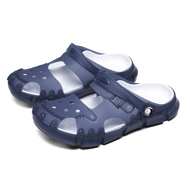 Men's Non Slip Slipper Sandals Comfortable Hollow Out Beach Shoes
