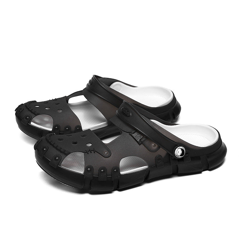 Men's Non Slip Slipper Sandals Comfortable Hollow Out Beach Shoes