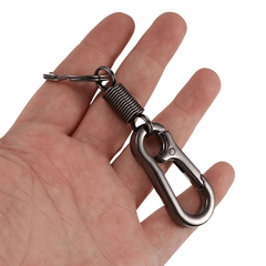 Spring Key Chain Waist Belt Clip Anti Lost Retractable Key Rings