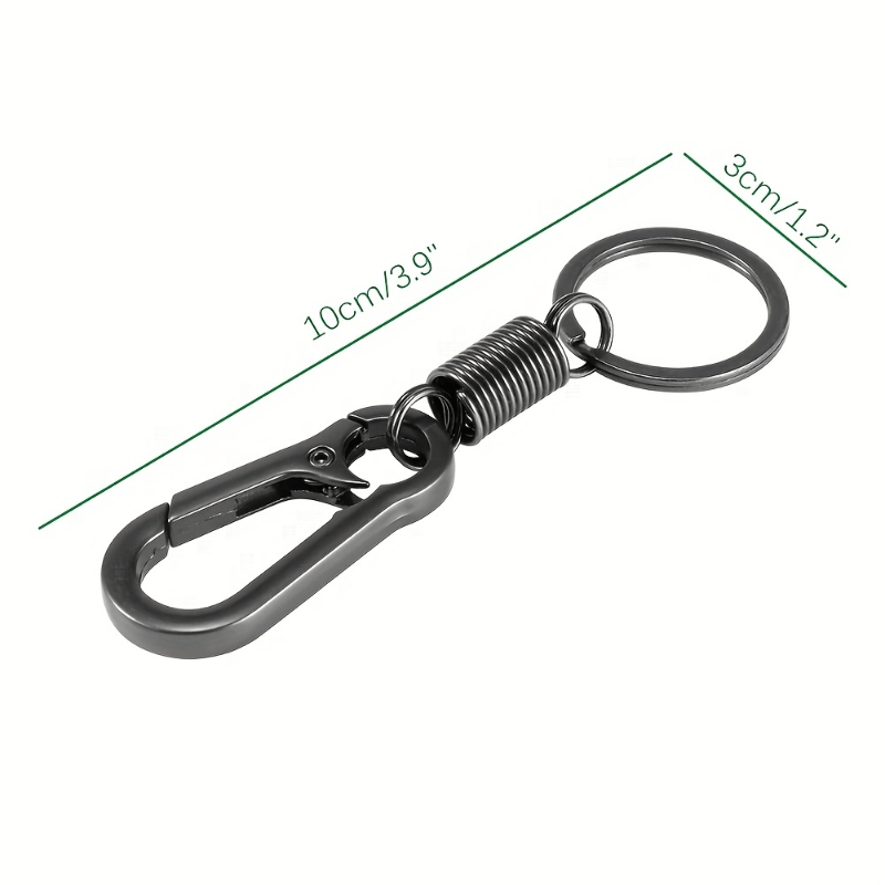 Spring Key Chain Waist Belt Clip Anti Lost Retractable Key Rings