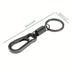 Spring Key Chain Waist Belt Clip Anti Lost Retractable Key Rings