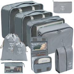 10 Pcs Travel Luggage Bags Dustproof Organizer Portable Storage