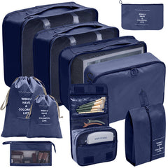 10 Pcs Travel Luggage Bags Dustproof Organizer Portable Storage