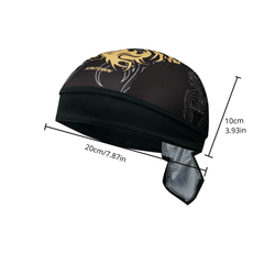 Sweat Blocking Cycling Pirate Cap Unisex Pirate Bandana Bicycle Sports Cap