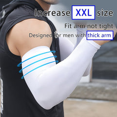 Car Sunscreen Ice Silk Cuffs Men's Arm Protection Thin Style Gloves