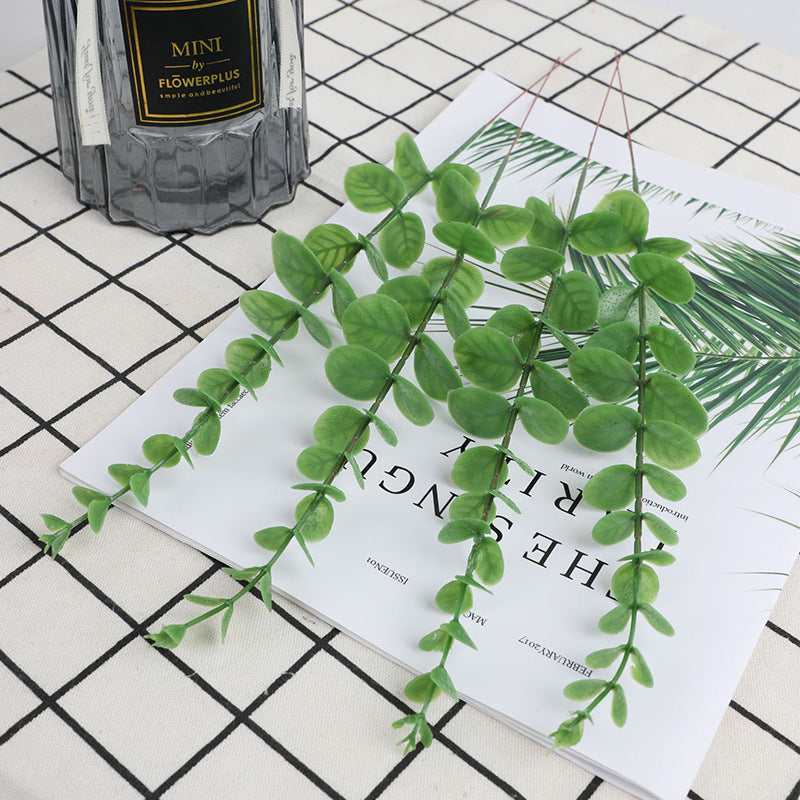 12pcs Artificial Eucalyptus Leaves Green Branches Wedding Party