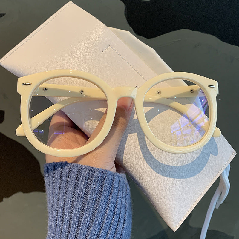 Y2K Candy Round Clear Lens Computer Glasses