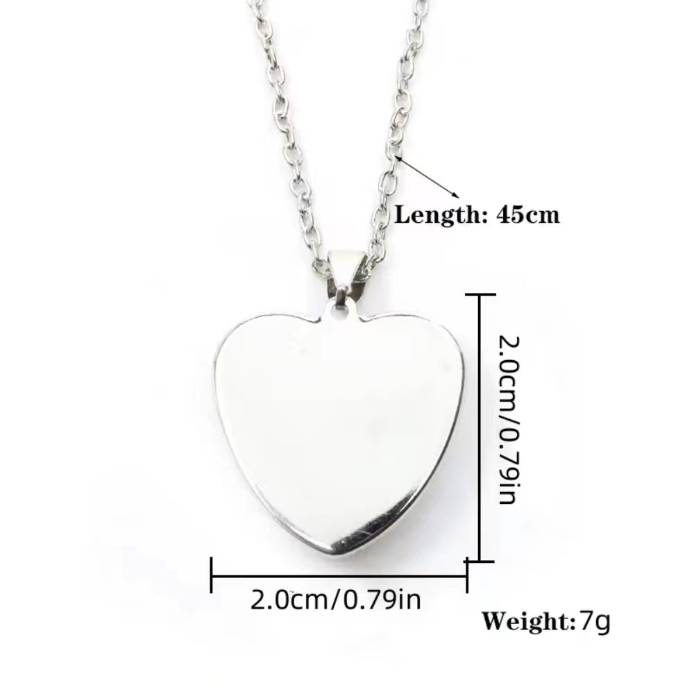 Sloth Heart Pendant Necklace Kids Gift Accessories