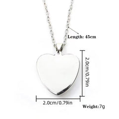 Sloth Heart Pendant Necklace Kids Gift Accessories