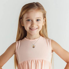 Sloth Heart Pendant Necklace Kids Gift Accessories