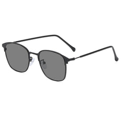 Men's Vintage Alloy Sunglasses Photochromic Lenses Anti Glasses