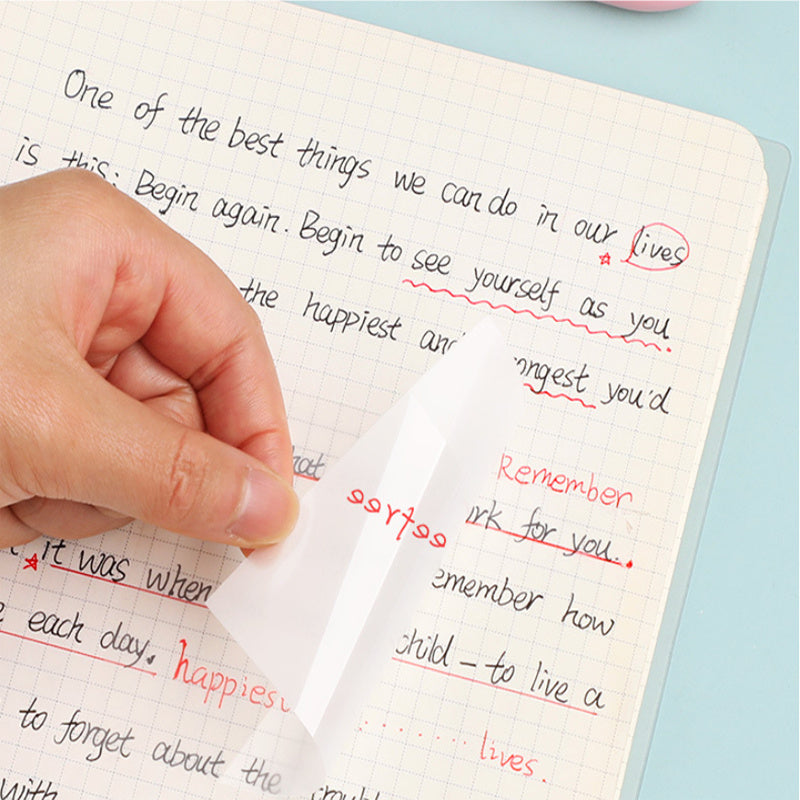 50 Sheets Transparent Sticky Notes Waterproof & Minimalist