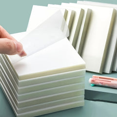 50 Sheets Transparent Sticky Notes Waterproof & Minimalist