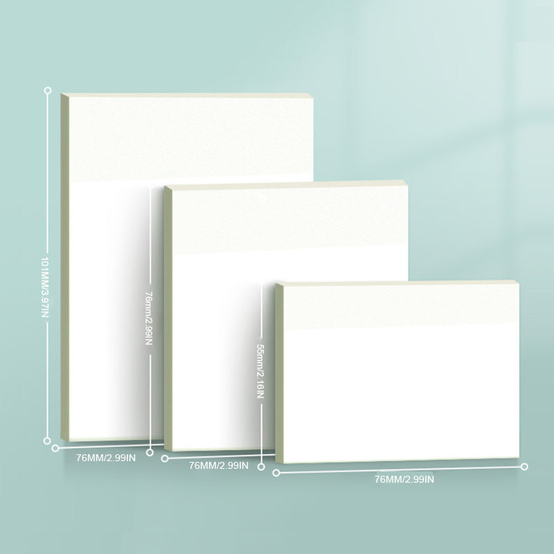 50 Sheets Transparent Sticky Notes Waterproof & Minimalist