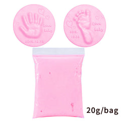 Baby Footprint Air Drying Soft Clay Hand Foot Imprint Kit