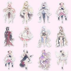 54pcs Anime Girl Album Stickers DIY Computer Washi Scrapbooking Stickers