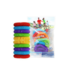 10pcs Mosquito Repellent Bracelets Insect Bug Waterproof Bands for Kids Adults