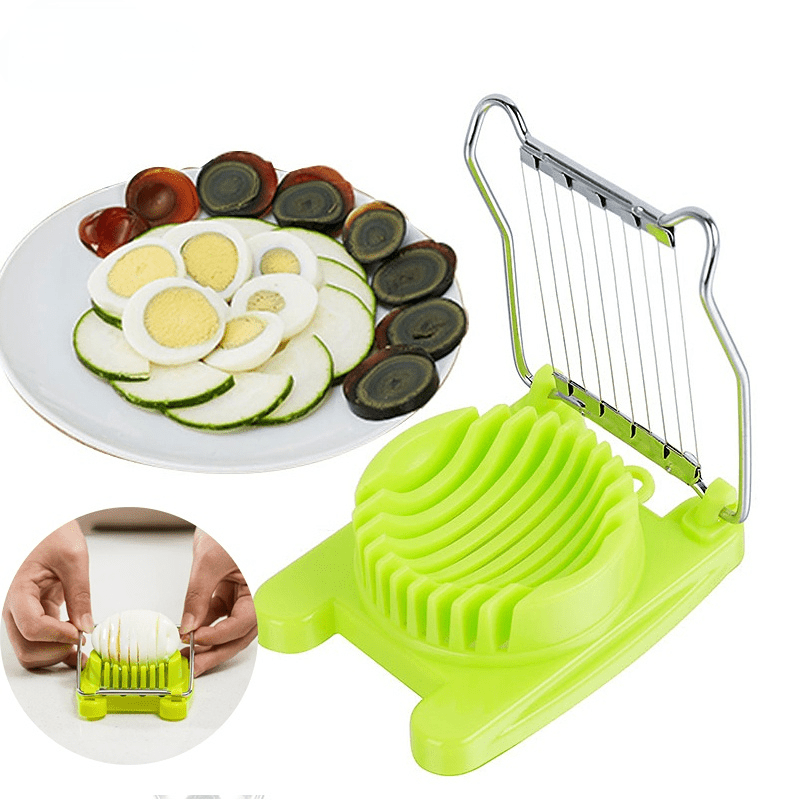 Egg Slicer Cutter Kitchen Food Fruit Stainless Steel Tools