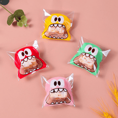 100pcs Monster Cookie Candy Bags for Baking