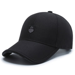 Men's Sun Protection Baseball Cap For Winter Sport Warm Hats