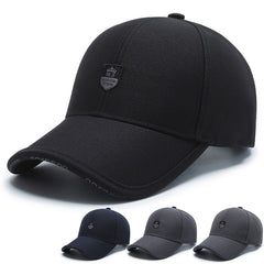Men's Sun Protection Baseball Cap For Winter Sport Warm Hats