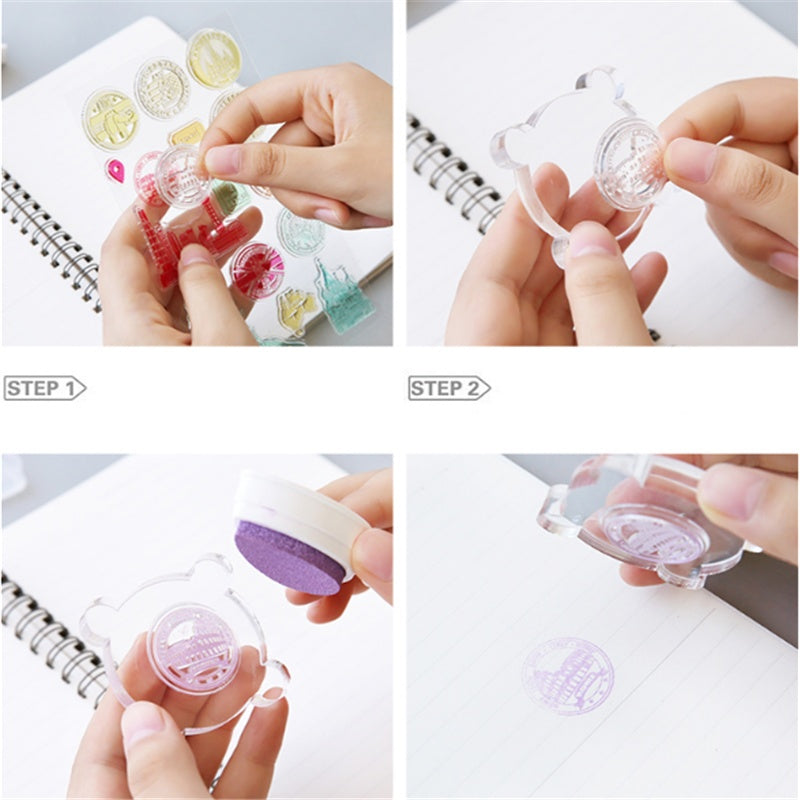 Music Score Clear Silicone Stamp for DIY Scrapbooking
