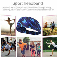 2 Packs Men's Sweat Sweatband Headband for Yoga Running