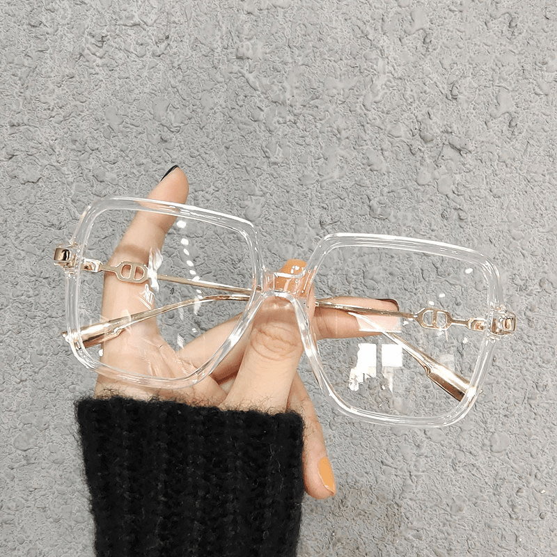TR90 Square Light-Blocking Glasses for Women Men