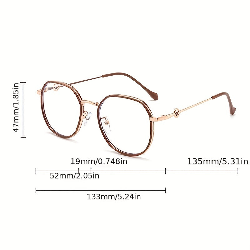 Light Blocking Glasses Clear Lens Anti Eyestrain Computer Glasses
