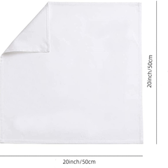 6pcs Cloth Napkins 50.8x50.8 Cm Washable & Reusable Table Dinner Napkins