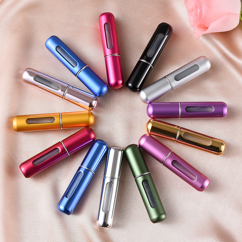 2pcs Mini Refillable Perfume Atomizer Bottles Portable Travel Makeup Container