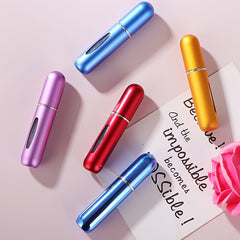 2pcs Mini Refillable Perfume Atomizer Bottles Portable Travel Makeup Container