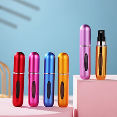 2pcs Mini Refillable Perfume Atomizer Bottles Portable Travel Makeup Container