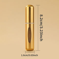 2pcs Mini Refillable Perfume Atomizer Bottles Portable Travel Makeup Container