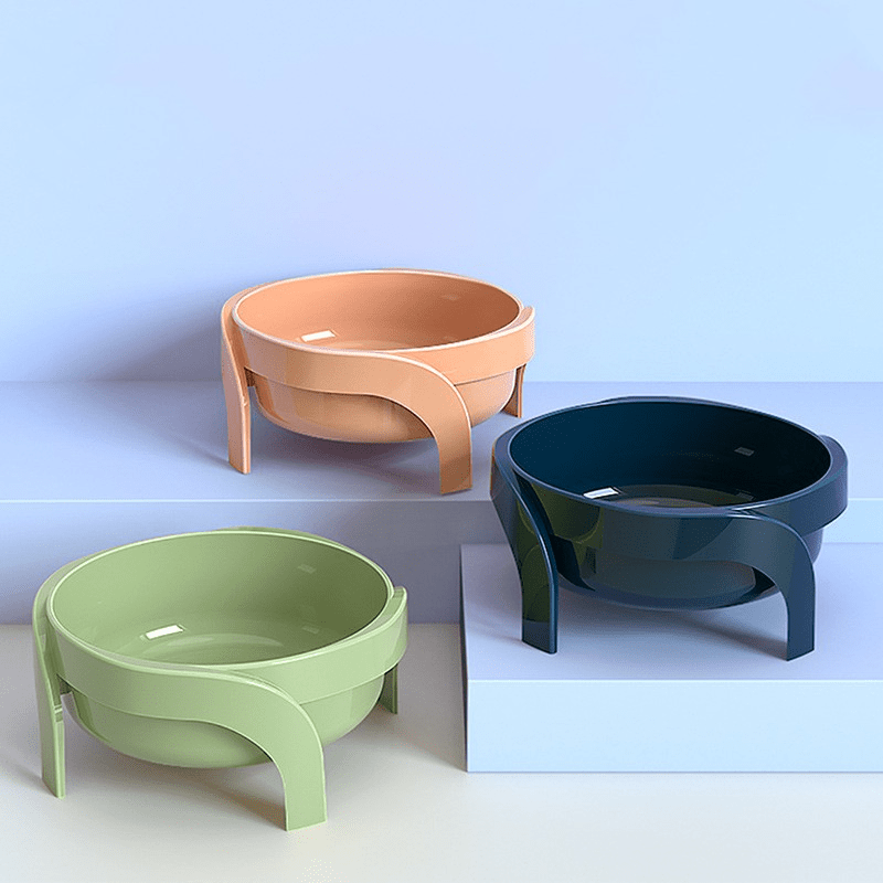 Raised Pet Bowl Non Slip Dishes for Cat & Dog
