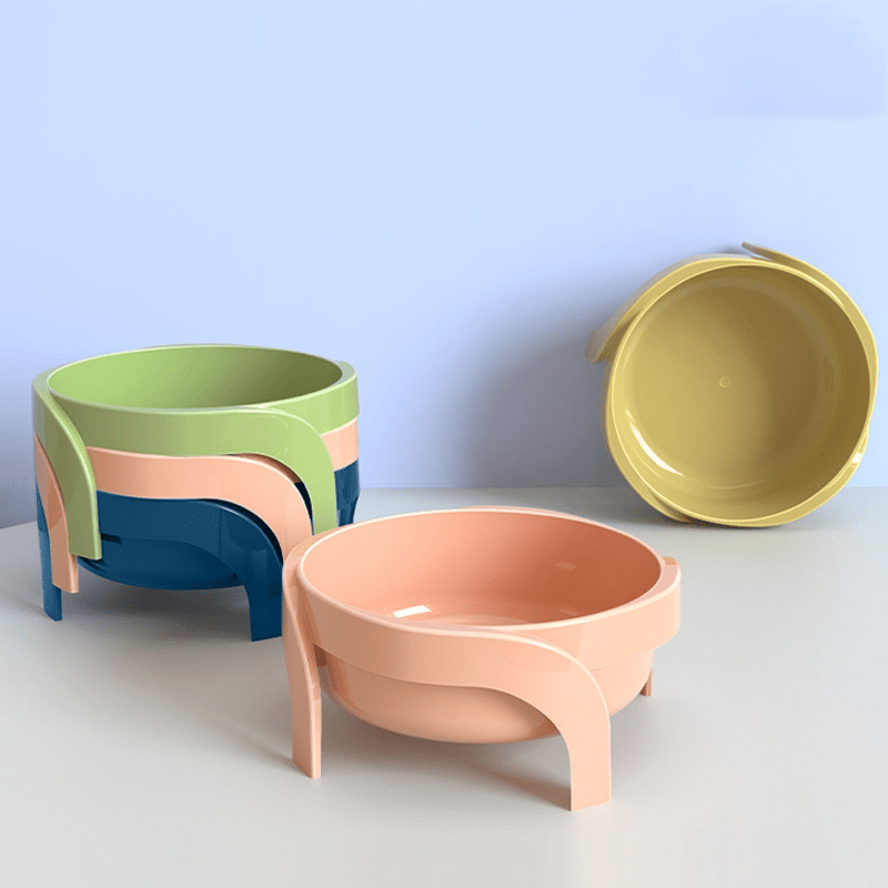 Raised Pet Bowl Non Slip Dishes for Cat & Dog