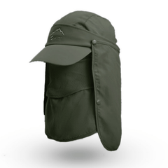 Sun Cap Boonie Hat with Removable Face Shield for Outdoor Protection