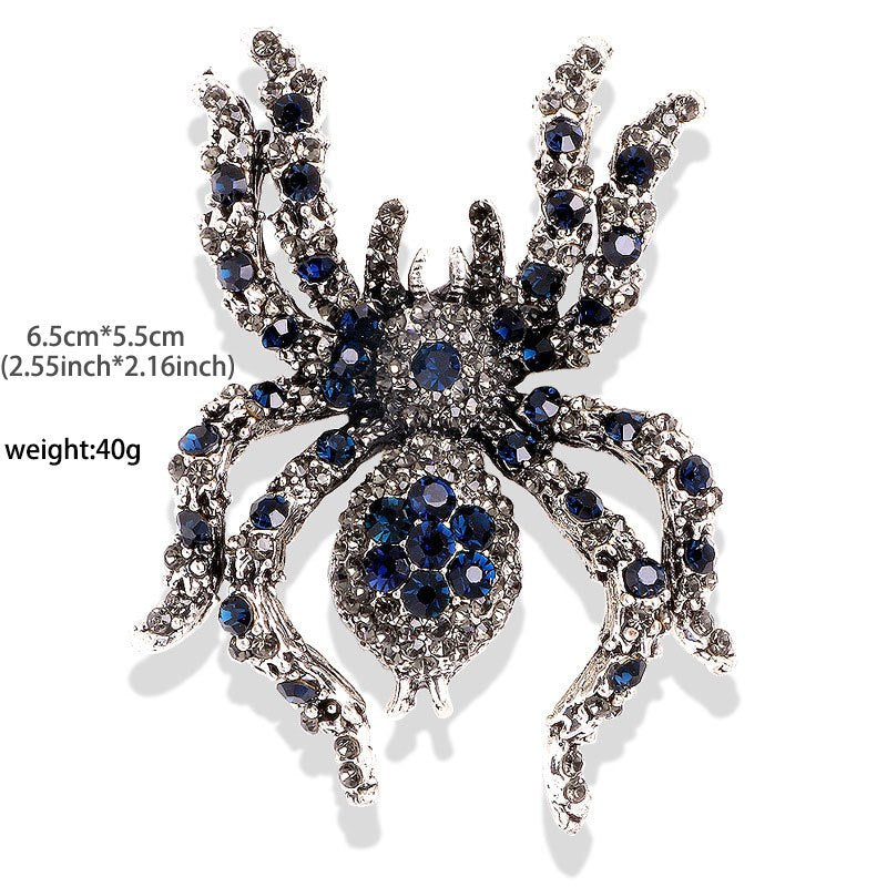Spider Rhinestone Brooches Insect Pins Jackets Accessories