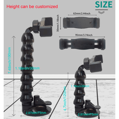 360&deg; Car Phone Holder Mount for GoPro 7 6 5 4 3 Camera